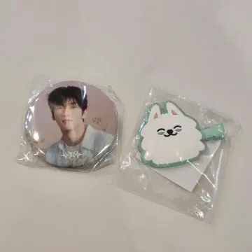 TXT 수빈 용몽 뿔바투 헤어 클립 캔뱃지