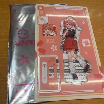 사쿠라 미코 스시로 콜라보 아크릴 스탠드