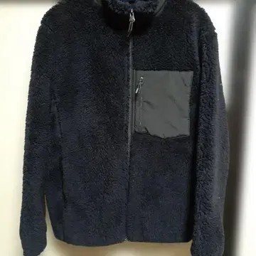 UNIQLO 방풍 보아 플리스 자켓 다크 네이비