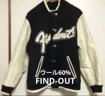 FIND-OUT 바시티 자켓 레트로 남자