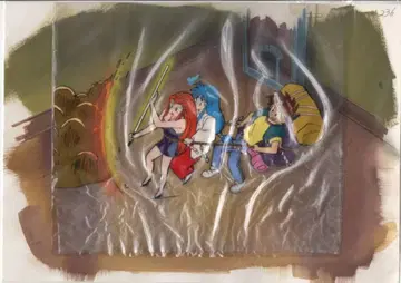 GS 미카미 극락 대작전!! 고스트 스위퍼 미카미 애니메이션 셀화