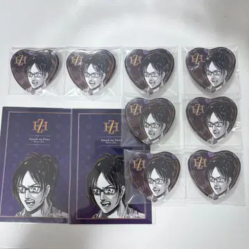 진격의 거인 Anique 한지 하트 캔뱃지