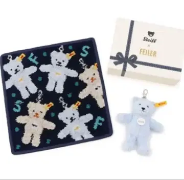 슈타이프 x 페이러 테디베어 키링 세트