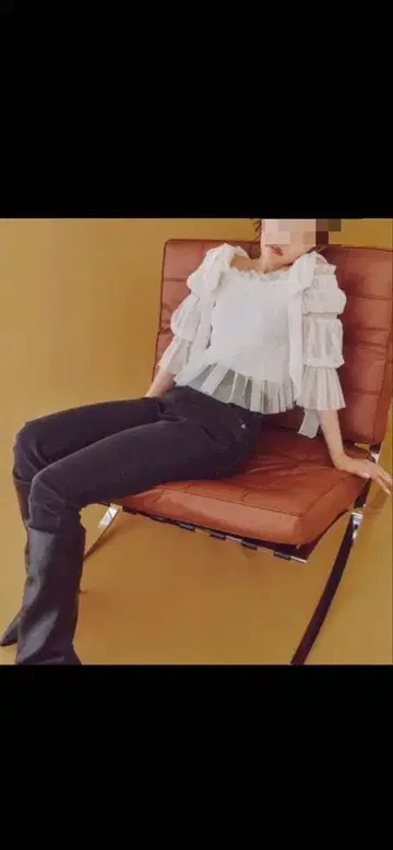 SNIDEL 슬릿 슬림 데님 팬츠 0 인디고