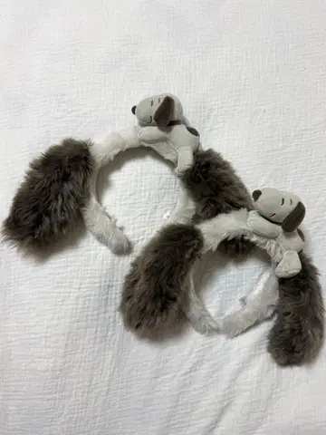 USJ 스누피 머리띠 2개 세트