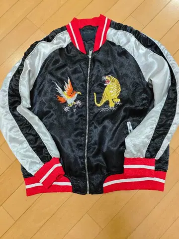 호랑이와 봉황 자수 스카잔 XL 사이즈