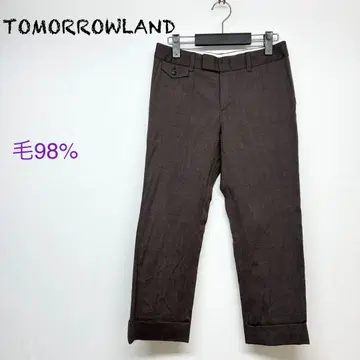 투모로우랜드 브라운 팬츠 바지 모