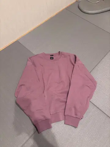 GAP 퍼플 크루넥 맨투맨