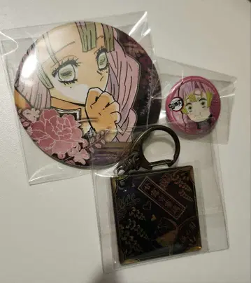 귀멸의 칼날 미츠리 캔뱃지 키링