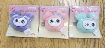 TWICE LOVELYS 봉제 인형 헤어핀 미사모