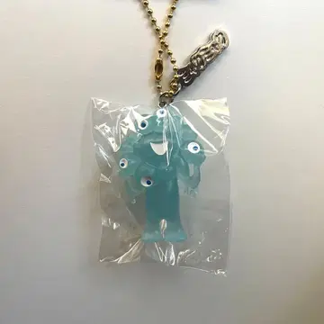 미개봉 새상품 축광 미야쿠미야쿠 오사카 엑스포 체인 키링 플레이트 포함