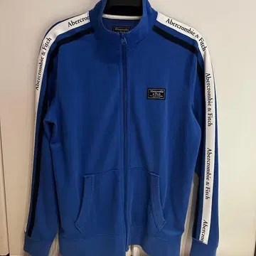 Abercrombie & Fitch 사이드 로고 트랙 자켓 블루