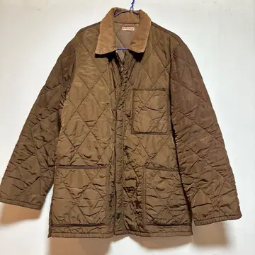 BARTACK 퀼팅 자켓 L 사이즈 브라운