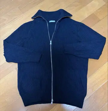 ZARA 더블 지퍼 니트 가디건