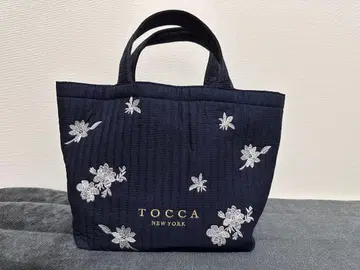 [ 미사용 새상품 ] TOCCA 네이비 토트백