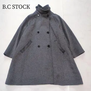 컨디션 최상 B.CSTOCK W 비버 텐트 라인 트렌치코트 24AW