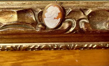 앤티크 빈티지 카메오 브로치 vintage