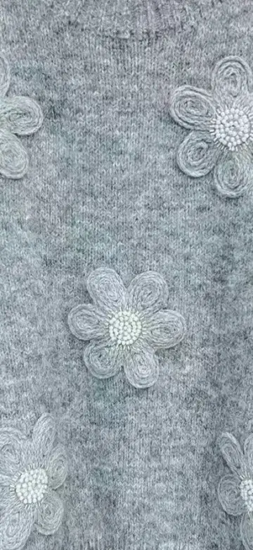 [ABITOKYO] 플라워 도킹 디자인 니트 셋업 085