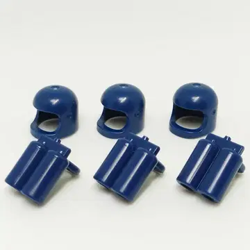 레고 다크 블루 헬멧 탱크 정품