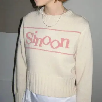 새상품급! SINOON PULLOVER KNIT 아이보리