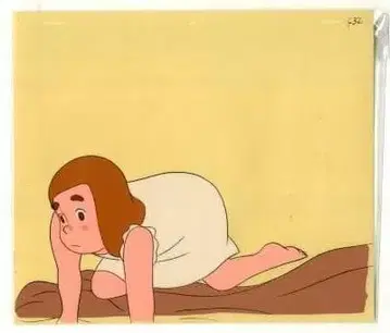 신비한 섬의 플로네 애니메이션 셀화 2장 세트