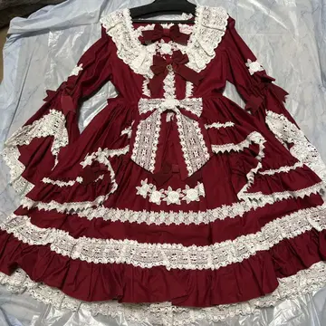 오늘까지 Secret Rose 원피스 보닛 세트