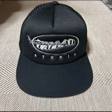 Vallad x nubian 블랙 메쉬 캡