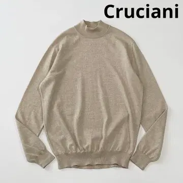 크루치아니 모크넥 하이 게이지 울 니트