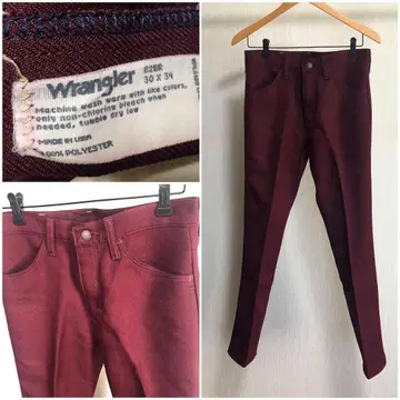 USA제 Wrangler 랭글러 플레어 슬랙스 런처 퍼플