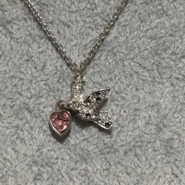 SWAROVSKI 스와로브스키 목걸이 새 모티브 & 하트 실버