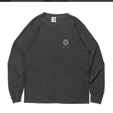 wup PIGMENT DYE L/S TEE BLACK
