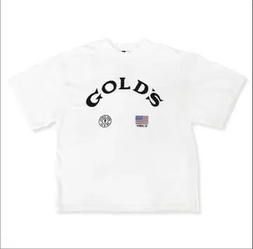 초레어 GOLD'S GYM 별주 화이트 T셔츠 L사이즈