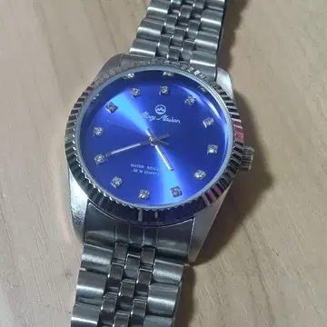 마비 메이존 손목시계 파랑 다이아몬드 인덱스