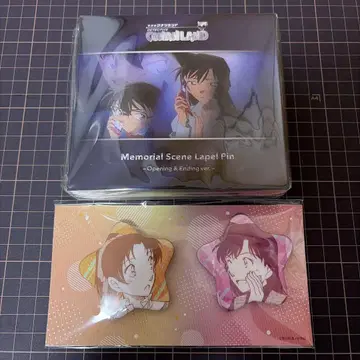 명탐정 코난 핀 배지 & 캔뱃지 세트