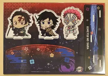 귀멸의 칼날 무한성 아크릴 디오라마 아크릴 스탠드 탄지로 기유 아카자