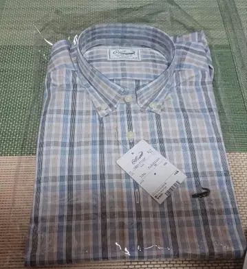 CROCODILE 체크 무늬 긴팔 셔츠 M 사이즈