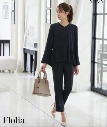 여성용 세레모니 셋업 네이비