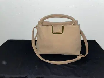 베이지 핸드백 탈부착 가능 숄더