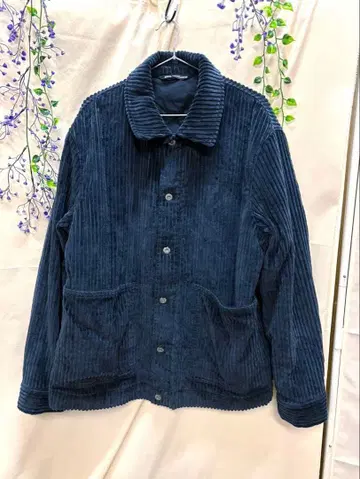 ZARA 자라 코듀로이 자켓 안감 퀼팅 남성용 LL
