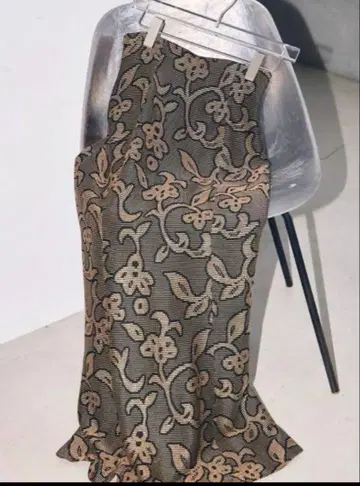 TODAYFUL 리프 자카드 스커트