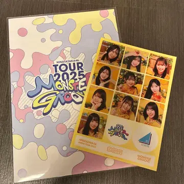 히나타자카46 MONSTER GROOVE 투어 오리지널 팜플렛+스티커