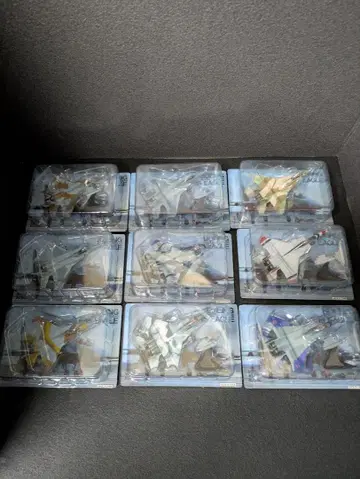 타카라 & 카이요도 월드윙스 뮤지엄 F-15 이글 9기 세트