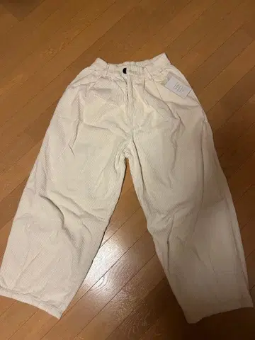 FASHIRU 코듀로이 캐주얼 팬츠 화이트