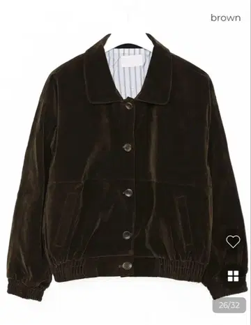 스웨이드 클래식 점퍼