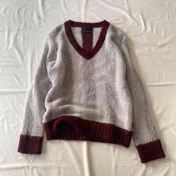 [ Custom Culture ] Stripe Knit Top Y2K