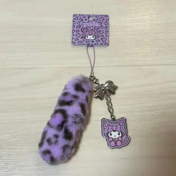 산리오 쿠로미 갸루 고양이 꼬리 스트랩