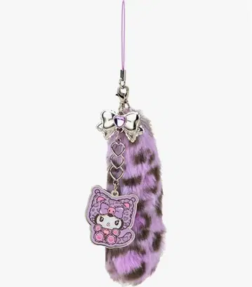 산리오 쿠로미 갸루 고양이 꼬리 스트랩