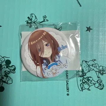 5등분의 신부 나카노 미쿠 캡콤 카페 캔뱃지