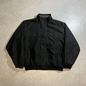 00s archive 블루종 스웨이드 느낌 블랙 검정 패딩 자켓