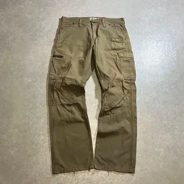 00s QuikSilverJean 카고 팬츠 올리브 턱